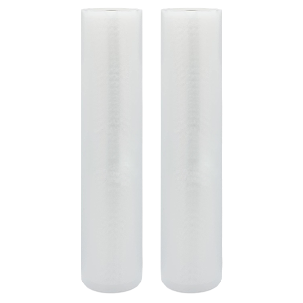 Set 2 Role folie profesionala IMA Trend pentru aparate de vidat alimente, rezistenta, compatibilitate universala, Dimensiune 25x500cm, Transparent